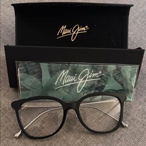 Maui Jim Black Eyeglasses. - NEW
